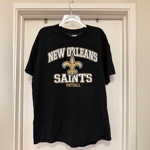 New Orleans Saints NFL Team Apparel, short sleeve, black/gold -size XL- football